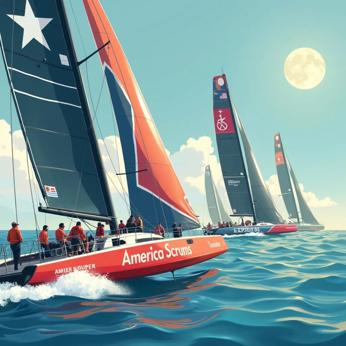 Agile Scrum in the America's Cup Races